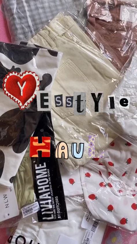 Jenna 🌸🍓(@strawberryymochi) on TikTok: Yesstyle Haul 👻🧚🏽‍♀️#yesstyle #yesstylehaul #fyp #FallAesthetic #fashion Yesstyle Haul, Baddie Fits, High Waisted Denim, Money Saving Tips, Denim Pants, Vision Board, High Waisted, Quick Saves