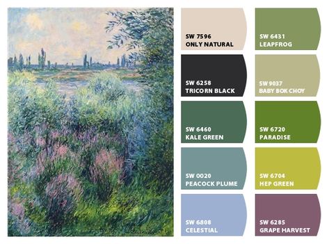 ColorSnap by Sherwin-Williams – ColorSnap by dkgallimore Sherwin Williams Paradise, Sherwin Williams Kale Green, Green Pallet, Zyla Colors, Moon Pie, Grape Harvest, Grape Harvesting, Paint Color Palettes, Handmade Inspiration