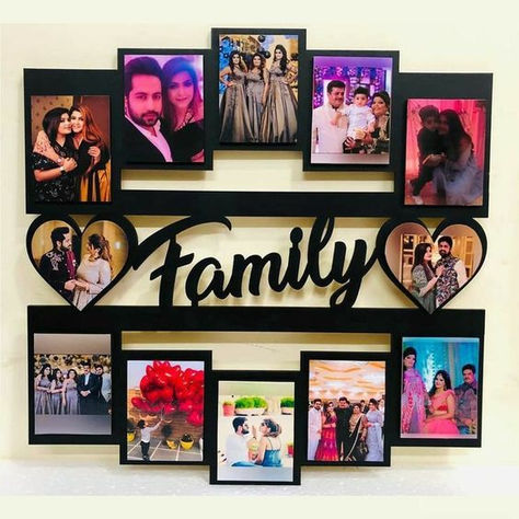 The Perfect Frames To Furnish Your Home. Refresh Your Home With Custom-Made Picture Frames/Family Photo Frame Family Photo Frame Ideas, Photo Frame Ideas, Family Photo Frame, Photo Frame Crafts, Photo Frame Decoration, Frame Wall Collage, Family Photo Wall, Family Photo Frames, Photo Wall Decor