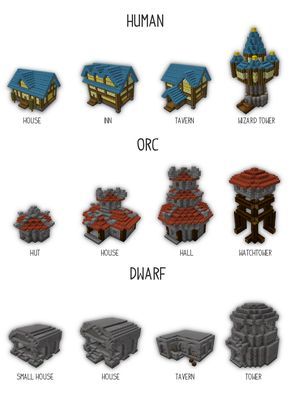 World of Warcraft Building Bundle Minecraft Project                                                                                                                                                                                 More Bulding Minecraft, Minecraft Bunker, Minecraft Layout, Construction Minecraft, Minecraft Building Guide, Minecraft Decoration, Minecraft Houses Blueprints, Minecraft Structures, Bangunan Minecraft