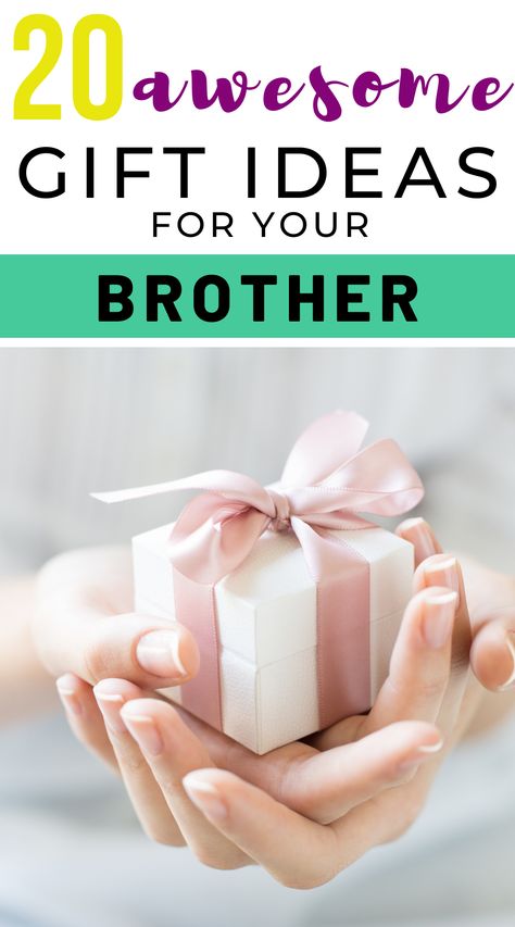 The best birthday gifts for your brother || birthday gifts for brother from sister | gifts for little brother | gifts for younger brother | birthday gifts for little brother | sister to brother gifts | big brother gift | gifts from sister to brother | gift ideas for big brother | older brother gift | gifts to get your brother || unique gifts for brother Birthday Gifts For Younger Sister, Birthday Gifts For Your Brother, Gifts For Younger Brother, Unique Gifts For Brother, Gifts For Little Brother, Gift Ideas For Your Brother, Brother Birthday Gifts, Gifts For Brother From Sister, Brother Gift Ideas