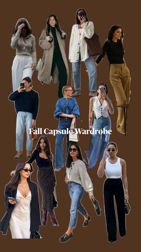 My inspiration for my fall style and outfits to fit into my capsule wardrobe and small closet. Capsule Fall Wardrobe 2024, 2024 Capsule Wardrobe Fall, Fall Capsule Wardrobe 2024, Fall Capsule Wardrobe Casual, Simplified Wardrobe, Weekend Capsule Wardrobe, Maxi Skirt Fall, Capsule Wardrobe Casual, Fall Wardrobe Staples