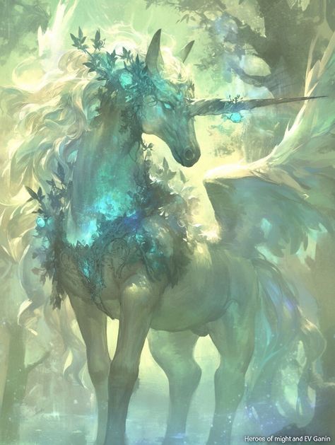 Sylvan unicorns (Unit) —day 19 Fantasy Unicorn Art, Unicorn Concept Art, Unicorn Character Design, Dreamer Aesthetic, Embroidered Cloak, Unicorn Oc, Unicorn Aesthetic, Mythical Horses, Unicorn Character