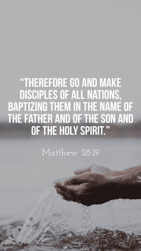 50 Important Bible Verses About Baptism In Water Baptism Bible Verses, Baptism Verses, Important Bible Verses, Make Disciples Of All Nations, Matthew Bible, Water Baptism, Justified By Faith, Go And Make Disciples, Matthew 28 19