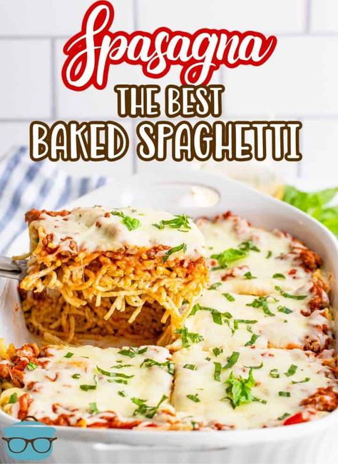 Spasagna Cheddars, Best Baked Spaghetti, Baked Spagetti, Alfredo Spaghetti, Beef Spaghetti, Easy Baked Spaghetti, Spaghetti Ingredients, Baked Spaghetti Recipe, Spaghetti Casserole