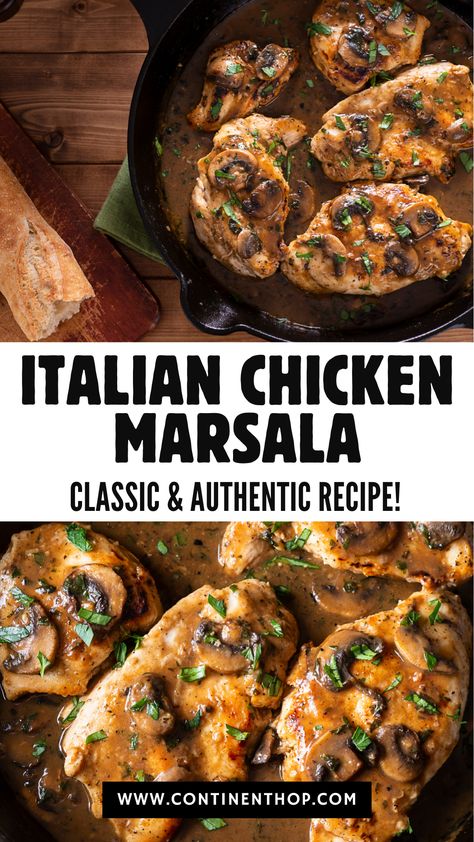 I love a rich and flavorful Chicken Marsala, and this Italian Chicken Marsala recipe is one of my favorites! It’s creamy, comforting, and perfect for a cozy meal. If you’re looking for the best Chicken Marsala recipe, this one is a must-try! Want something different? Try stuffed Chicken Marsala for an extra indulgent twist or make a hearty Chicken Marsala casserole for a crowd. If you prefer a lighter option, I’ve also got a healthy Chicken Marsala version. You can even use a chicken Marsala crockpot method for an easy dinner! Serve it with sourdough recipes or a classic Italian chicken marinade for even more flavor. Check out the full recipe now or save it for later! Italian Chicken Marsala, Chicken Marsala Crockpot, Chicken Marsala Casserole, Italian Chicken Marinade, Healthy Chicken Marsala, The Best Chicken Marsala, Stuffed Chicken Marsala, Best Chicken Marsala Recipe, Best Chicken Marsala