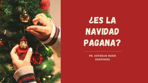 ¿Es la Navidad pagana? Pr. Esteban Bohr responde Novelty Christmas, Christmas Ornaments, Holiday Decor, Christmas