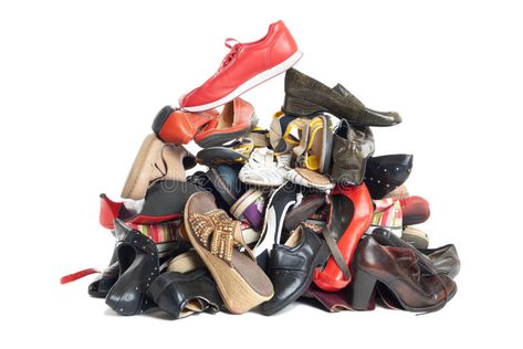 Pile of shoes Isolated. Huge pile of female and male second-hand shoes. Isolat , #Affiliate, #Huge, #pile, #Isolated, #Pile, #shoes #ad Six Inch Heels, Pile Of Shoes, Shoe Storage Containers, Shoe Containers, Shoe Stores, Plastic Shoe Boxes, Foldable Shoes, Clear Shoes, Expensive Shoes