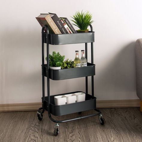 Kitchen Trolley Design, Ikea Cart, Rolling Utility Cart, Kitchen Trolley, Trolley Cart, Rolling Bar, Rolling Cart, Utility Cart, Business Furniture