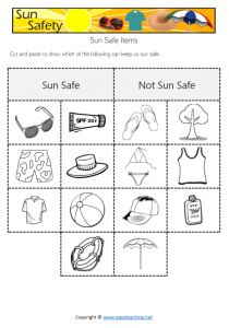 Summer Safety Activities, Safety Worksheets, Summer Safety, Camping Safety, Sun Safety, Life Skills Special Education, Water Safety, Reading Passages, Childhood Education