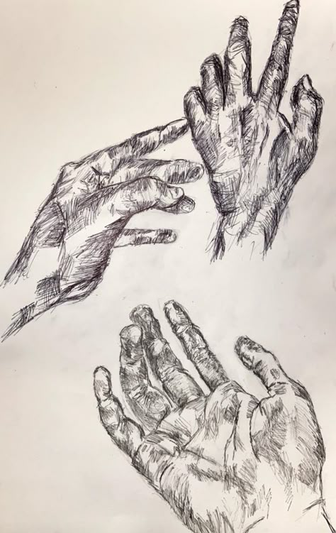 The Senses Art Gcse, Biro Sketches, Fill Sketchbook, Scribbling Drawing, Sketch Hands, Art Exam 2023, Drawing Inspo Sketch, Senses Art, Art Final Piece