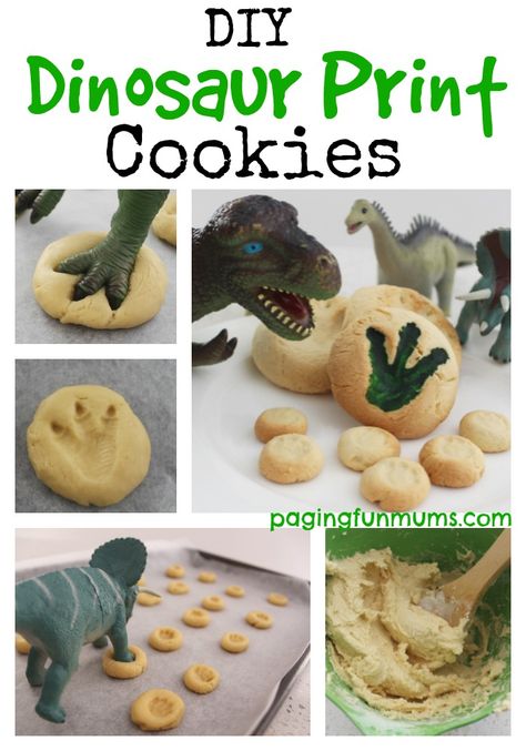 Dinosaur Snacks, Tropisk Fest, Diy Dinosaur, Dinosaur Birthday Party Decorations, Dinosaur Cookies, Dinosaur Birthday Cakes, Lunchbox Treats, Dinosaur Footprint, Dinosaur Themed Birthday Party