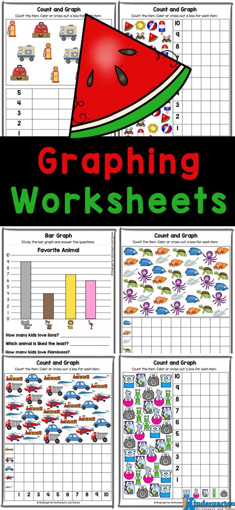 Ready to get some practice graphing for kindergarten? These graphing worksheets for kindergarten allow students to practice with bar graphs and pictographs. Grab these free printable graphing worksheets for no-prep math practice with preschoolers, kindergartners, and grade 1 students. Graph Mathematics, Kindergarten Graphing, Graphing Kindergarten, Bar Graphs Activities, Games Website, Kindergarten Pictures, Preschool Math Activities, Free Worksheets For Kids, Shapes Kindergarten