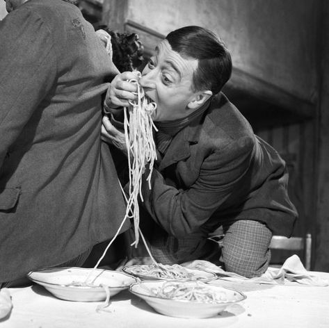 Food is a powerful tool in storytelling. Here, the 11 best scenes, featuring Italian foods, in both domestic and international films. https://italysegreta.com/11-best-italian-food-scenes-in-movies/ Eating Spaghetti, Pasta Italiana, Best Italian Recipes, Italian Artist, White Photo, Movie Scenes, Historical Photos, Italian Recipes, Vintage Photos