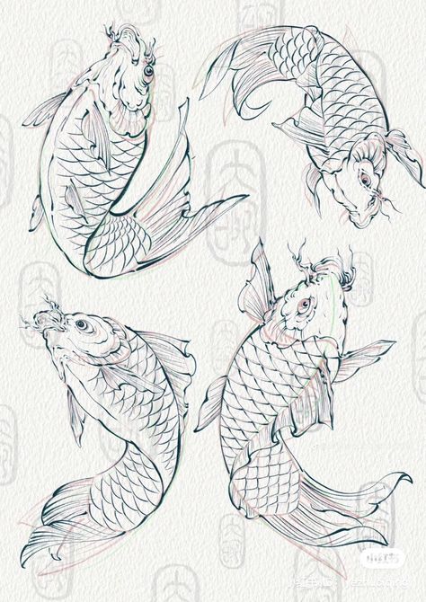 Koi Japanese Tattoo, Fish Tattoo Japanese, Japanese Koi Tattoo, Japan Koi Fish, Japanese Fish Tattoo, Dragon Koi Fish, Japanese Koi Fish Tattoo, Koi Dragon, Koi Tattoo Design