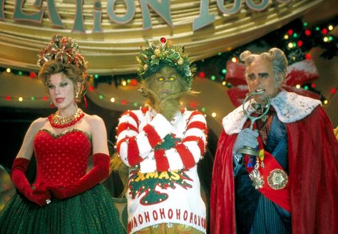 Grinch xmas sweater The Grinch 2000, Martha May Whovier, Christmas Sweater With Lights, Martha May, Grinch Halloween, Christine Baranski, Grinch Characters, Grinch Costumes, The Grinch Movie