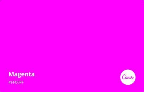 Magenta Meaning, Combinations and Hex Code - Canva Colors Canva Colors, Fuschia Pink Color, Colors Name In English, Fuchsia Wedding, Fuchsia Flower, Purple Paint, Color Magenta, Hex Codes, Color Meanings