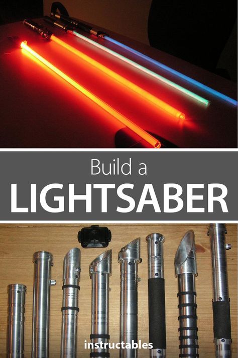 Build A Lightsaber, Lightsaber Designs, Lightsaber Hilts, Diy Lightsaber, Custom Lightsaber, Lightsaber Design, Follow The Light, Mandalorian Cosplay, Geek Diy