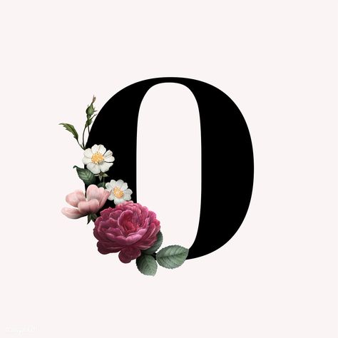 Classic and elegant floral alphabet font letter O | free image by rawpixel.com O Alphabet Wallpaper, Alphabet Photos, Floral Font, Alphabet Font, Alphabet Images, Floral Alphabet, Aesthetic Letters, Alphabet Wallpaper, Lettering Alphabet Fonts