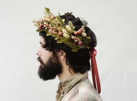 Demeter Costume, Aesthetic Generator, Cottagecore Wedding, Crown Aesthetic, Leaf Crown, Head Wreath, All The Small Things, Flower Crown Wedding, Greek God