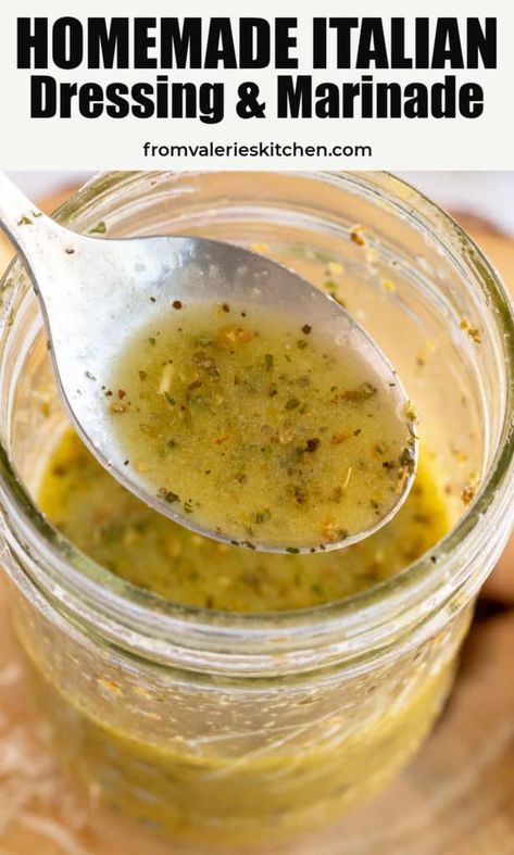 Italian Dressing Marinade, Italian Salad Dressing Homemade, Italian Dressing Recipe, Cobb Salad Dressing, French Vinaigrette, Classic Cobb Salad, Italian Dressing Recipes, Homemade Italian Dressing, Zesty Italian Dressing