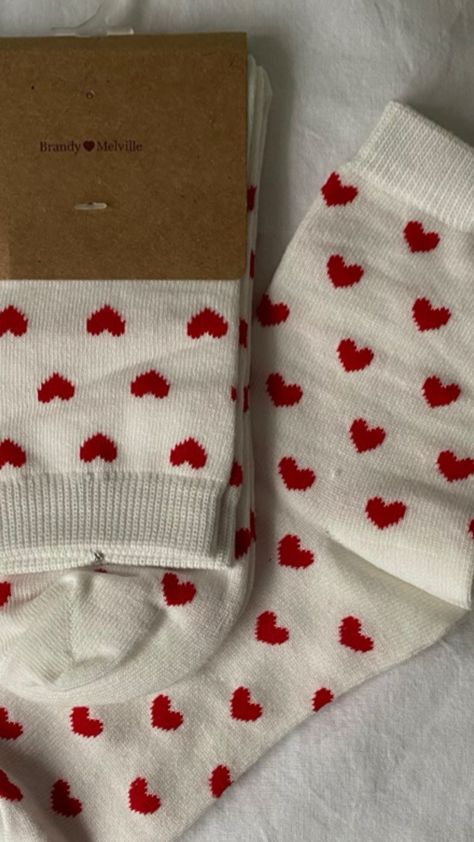 Brandy Melville Heart Socks, Brandy Melville Usa, Heart Socks, Official Store, Brandy Melville, Pretty Outfits, The United States, Brandy, Christmas Stockings