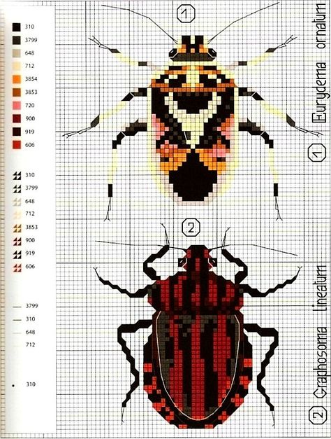 Bug Chart, Bug Cross Stitch, Victorian Embroidery, Cross Stitch Butterfly, Stitch Butterfly, Chart Crochet, Pixel Grid, Android Codes, Butterfly Insect