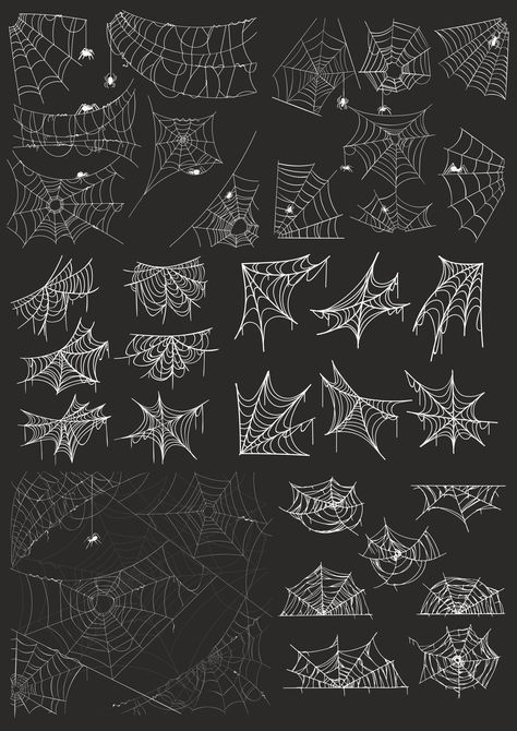 Spider Web Drawing, Spider Drawing, Arte Punk, Spider Webs, Halloween Drawings, Doodle Art Designs, Tattoo Design Drawings, Book Art Drawings, Sketchbook Art Inspiration