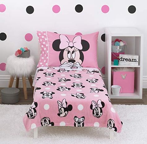 Minnie Mouse Girls Room, Minnie Mouse Toddler Bedding, Minnie Mouse Bedroom Decor, Minnie Mouse Room Decor, Minnie Mouse Bedding, Minnie Mouse Bedroom, Toddler Bedding, Toddler Bed Set, Toddler Beds