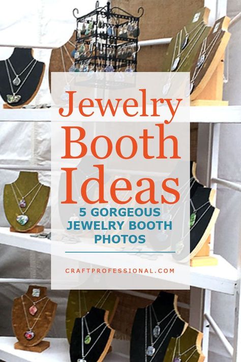 Jewelry Booth Display Ideas, Jewelry Booth Ideas, Starting A Craft Business, Diy Booth, Jewelry Display Booth, Handmade Jewelry Display, Craft Display Ideas, Craft Booths, Slat Walls