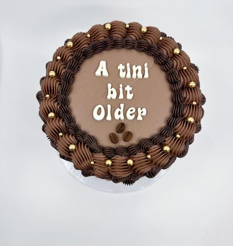 A tini bit older ☕️🍸 Tini Bit Older Invites, A Tiny Bit Older Cake, A Tiny Bit Older, Tini Bit Older Bday Theme, Tini Bit Older Decor, A Tiny Bit Older Party, 31st Party, Bday Sleepover, Bday Stuff