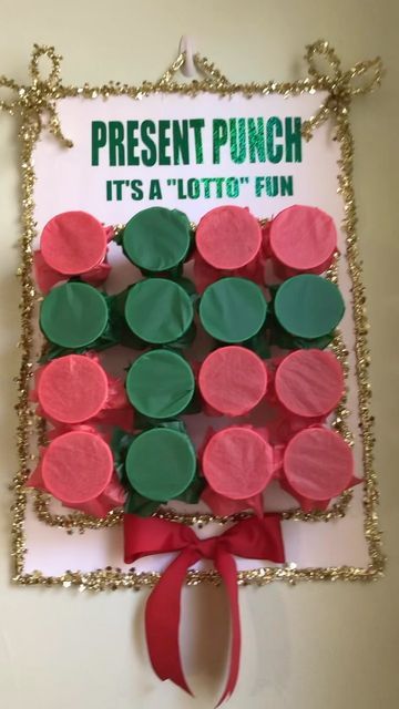 Punch Game, Fun Family Christmas Games, Christmas Games For Family, Diy Presents, Lottery Tickets, Punch Out, Grinch Christmas, Christmas Games, Fun Family