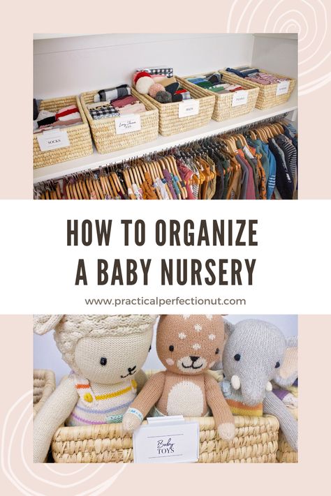 Having a baby can get overwhelming with all of the baby clothes and baby gear. But having an organized nursery can really help reduce the stress of becoming a new parent. Here's some tips to get you started! Onesie Organization, Organized Nursery, Organizing Hacks Dollar Stores, Folding Baby Clothes, Organized Bedroom, Organization Hacks Diy, Nursery Closet Organization, Newborn Room, Baby Clothes Storage