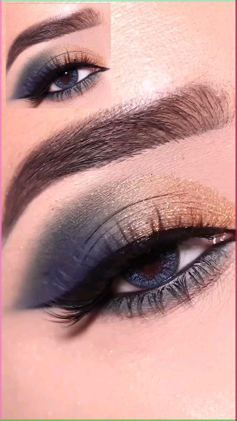 Double Shade Eye Makeup, Makeup Tutorial Eyeshadow Step By Step, Ombre Eyeshadow Looks, Eye Shadow Tutorial Step By Step, Eye Makeup Videos, Beginner Eye Makeup, Step By Step Eyeshadow, Point Eyeliner, Eye Makeup Step By Step