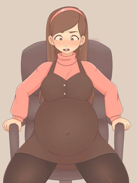 Pregnant Cartoon, Big Pregnant, Anime Pregnant, Belly Art, Curves And Confidence, Female Anatomy Reference, Ajin Anime, Pregnancy Art, A Pregnant Woman