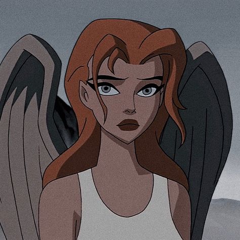 Character: Hawk Girl Tv Show: Justice League Unlimited 2004 #icon #hawkgirl #cartoon #dc #icons #shayerahol #comics #hbo #aesthetic #hero #justiceleague #superhero Hawkgirl Aesthetic, Hawk Girl, Red Hair Cartoon, Hair Cartoon, Dc Icons, Art And Culture, Red Hair, Anime, Art