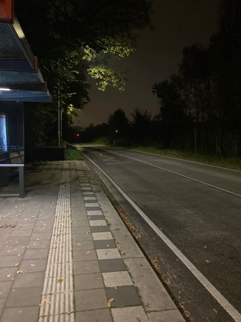 Rainy Bus Stop, Bus Stop Aesthetic, Bus Stop At Night, Bus Stops, Visual Strategy, Dark Street, Night Walk, Design Moodboard, Taylor Swift Songs