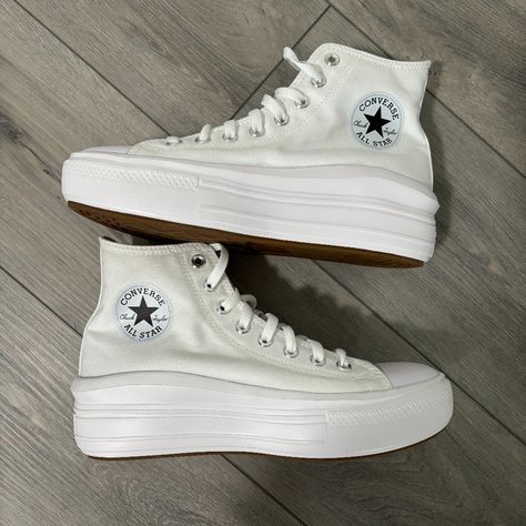 New Converse Chuck Taylor All Star Lift Platform Ivory White 560846c Sz 8 High Tops Size:9 Condition: New. Comes With Half Box, Only Bottom. No Cover. Poshmark Ambassador ~Bundle 2+ Items For A 20% Discount ~All Offers Are Welcome! ~Non-Smoking Home ~Shipping Every Morning & Neat Packaging ~Do Not Hesitate To Ask Questions- I Reply Quickly Olive Green Converse, Black Hightop Converse, Converse Shoes High Top, Chuck Taylor Black, White Converse Shoes, Converse All Star White, Converse Slip On, Snake Skin Shoes, Chuck Taylor All Star Lift