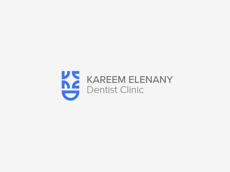 Kareem El enany Dentist clinic logo by Qurany Studio on Dribbble Dental Clinic Branding, Orthodontics Logo Design, Medical Clinic Logo, Psychiatrist Logo, Orthodontics Logo, Dentist Logo Design, Logo Clinic, Clinic Logo Design, Dentist Branding