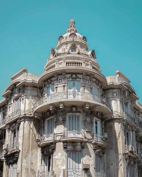 MyEgypt | Travel Egypt on Instagram: “"A glimpse of the architecture of Downtown Cairo! Downtown Cairo was designed by prestigious french architects who where commissioned by…” Downtown Egypt, Cairo Photography, Downtown Cairo, Cairo Tower, Egyptian Decor, Travel Egypt, World Mythology, Book Cover Design Inspiration, Egyptian Jewelry