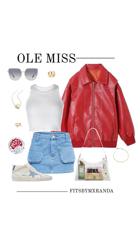 Osu Gameday Outfit, Ole Miss Gameday, Ole Miss Game Day, Rush Week Outfits, Go Out Outfit Night, College Gameday Outfits, Football Game Outfit, Preppy Summer Outfits, Ole Miss