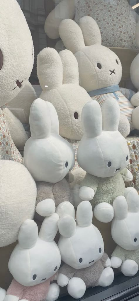 Miffy Wallpaper, Miffy Aesthetic, Miffy Plush, Cute Pink Background, Japan Aesthetic, Fun Crochet Projects, Cute Stuffed Animals, Bunny Girl, Cute Plush