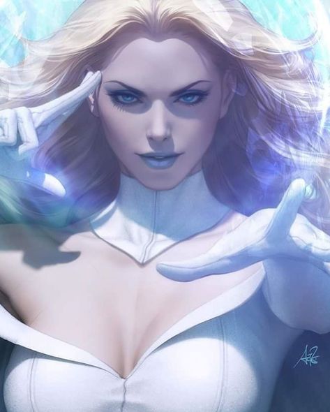 Here I present to you my Artgerm Collectibles variant cover for Marvel Comics 1000 featuring my first official Emma Frost. It comes with… Emma Frost Diamond Form, Stanley Artgerm, Characters Inspiration, Emma Frost, Anti Hero, Writing Characters, Uncanny X-men, Variant Covers, Marvel Comics Art