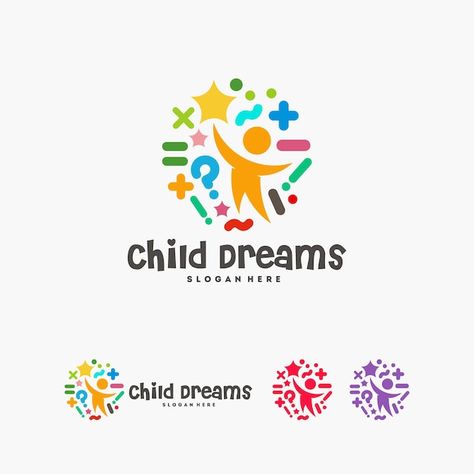 Abstract circle child dreams logo, child... | Premium Vector #Freepik #vector #dream-logo #silhouette-logo #abstract-people #art-logo Logo Circle Design, Childrens Logo, Therapy Logo, Kids Therapy, Zoo Logo, Logo School, Fun Branding, Library Logo, Therapy Center