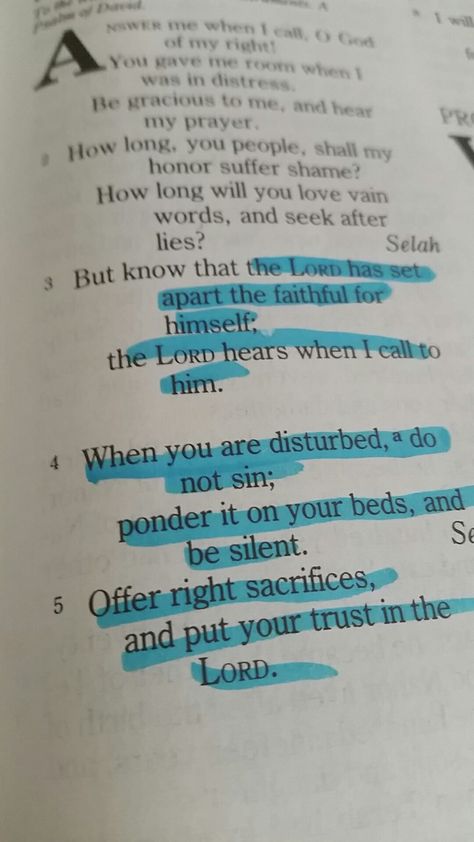 Stop sinning, keep praying, and have faith I Stopped Venting And Started Praying, Stop Sinning, Psalm 4, Keep Praying, Thank You Lord, Have Faith, Christian Life, Sticky Notes, Psalms