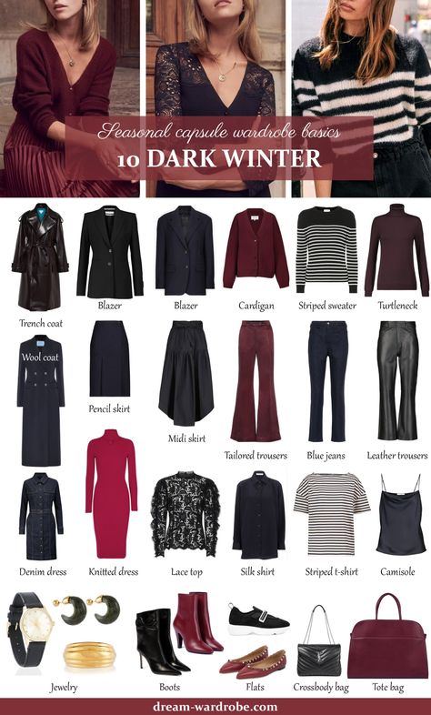 Catherine Zeta-jones, Deep Winter Palette Outfits, Deep Winter Palette, Deep Winter Colors, Capsule Wardrobe Basics, Color Outfits, Winter Color Palette, Winter Typ, True Winter