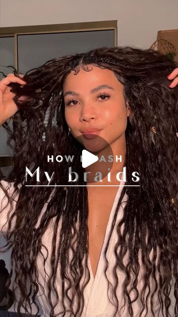 Boho Braids Maintenance, Boho Box Braids Hairstyles, Braids And Curls Hairstyles, Boho Mermaid Braids, Diy Boho Braids, Boho Braids Natural Hair, Boho Braids Hairstyles, Edge Fixer, Boho Goddess Braids