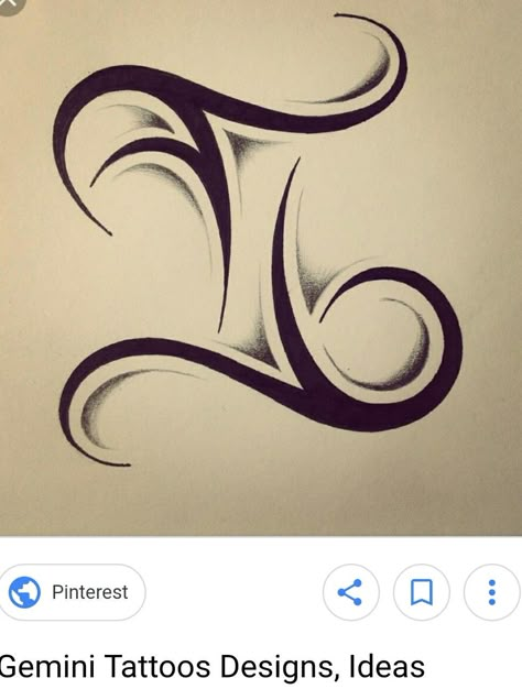 Gemini Sign Tattoo, Gemini Tattoos, Gemini Zodiac Tattoos, Pisces Tattoo Designs, Gemini Tattoo Designs, Gemini Symbol, Pisces Tattoos, Gemini Tattoo, Zodiac Sign Tattoos