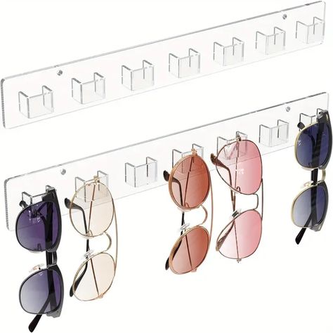 Sunglasses Wall, Sunglasses Rack, Acrylic Sunglasses, Office Decor Organization, Eyewear Display, Sunglasses Organizer, Sunglasses Display, Glass Showcase, Sunglasses Storage