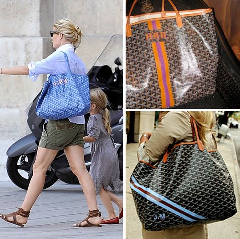 custom Goyard Goyard Monogram Ideas, Goyard Tote Monogram, Goyard Purse, Goyard Luggage, Goyard Monogram, Goyard Tote Bag, Goyard Handbags, Goyard Tote, Tote Outfit